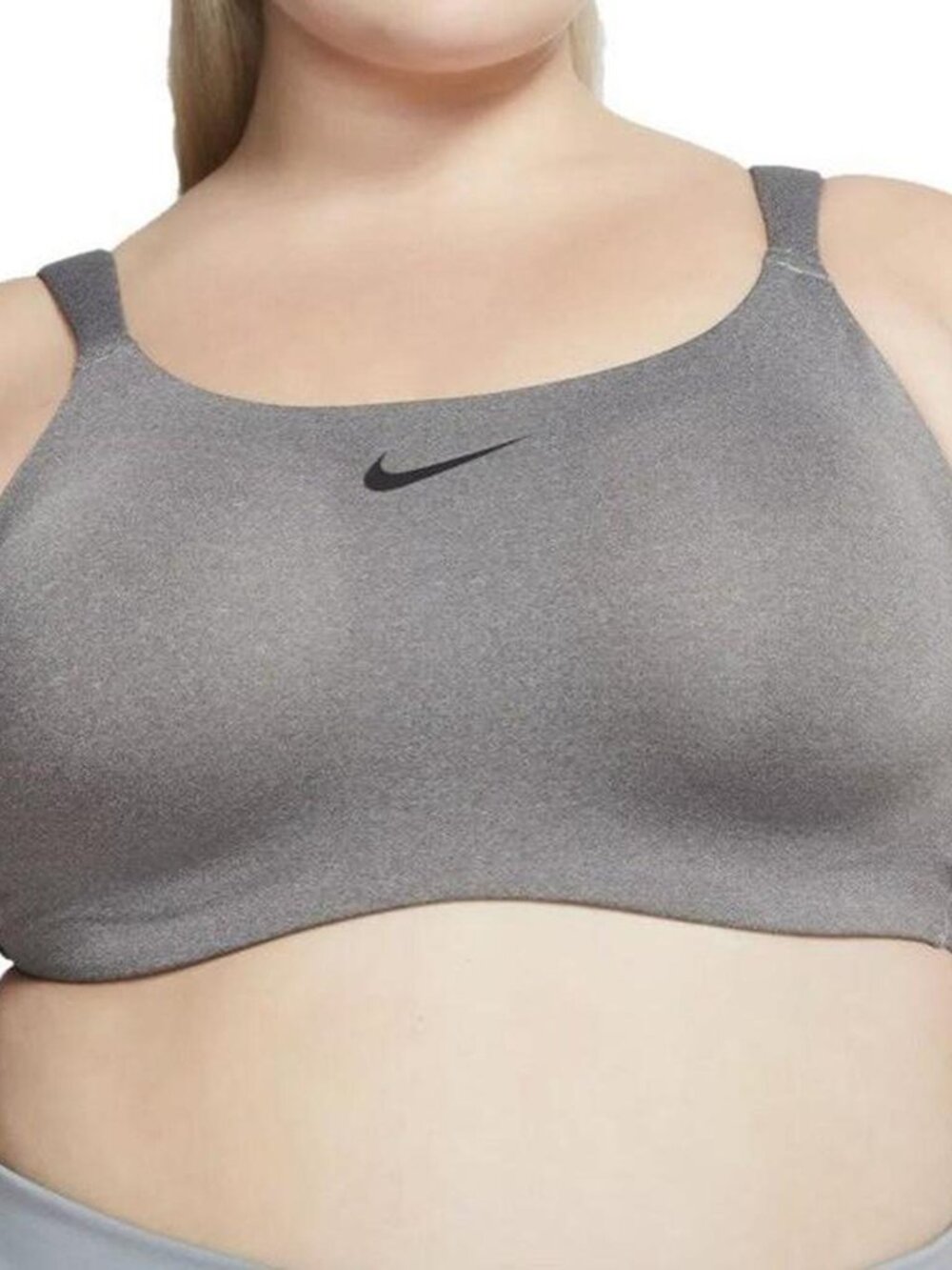 Nike Bold Underwire Bra 36DD High Impact Support Gray Workout Exercise